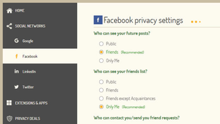 La interfaz de PlusPrivacy.